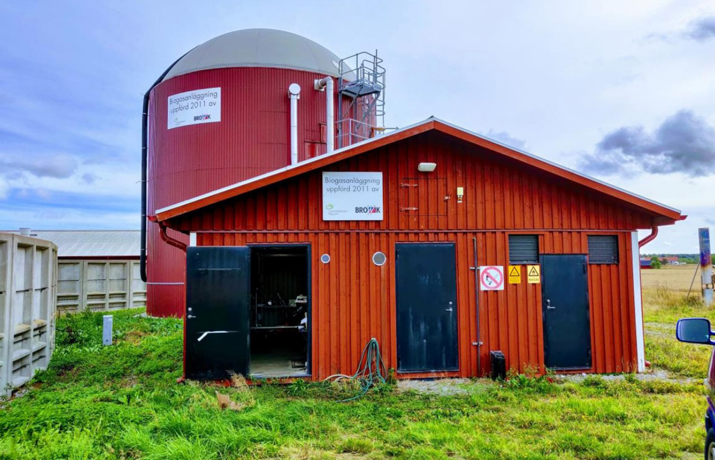 En biogasanläggning